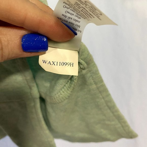 Calia by Carrie Underwood Effortless Short Sleeve Hoodie Pullover Mint Green M - Picture 6 of 9